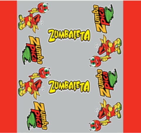 ZUMBALETA ZUMBA PICA Logo (USPTO, 22.01.2016)