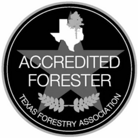 ACCREDITED FORESTER TEXAS FORESTRY ASSOCIATION Logo (USPTO, 05/06/2016)