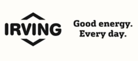 IRVING GOOD ENERGY. EVERY DAY. Logo (USPTO, 14.11.2016)