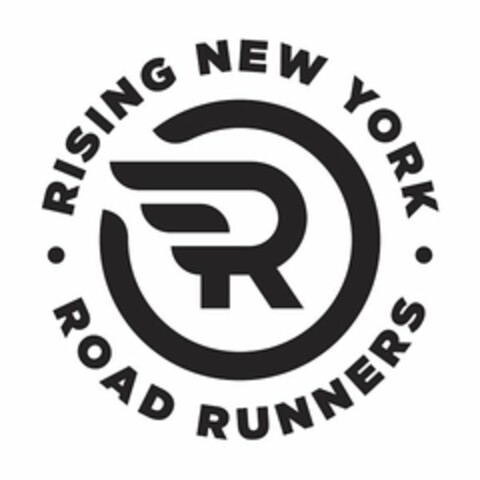 R · RISING NEW YORK · ROAD RUNNERS Logo (USPTO, 04/10/2017)