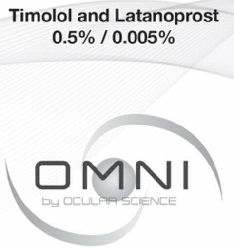 TIMOLOL AND LATANOPROST 0.5% / 0.005% OMNI BY OCULAR SCIENCE Logo (USPTO, 05/04/2017)