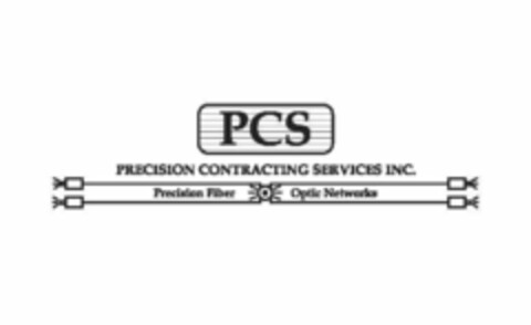 PCS PRECISION CONTRACTING SERVICES INC.PRECISION FIBER OPTIC NETWORKS Logo (USPTO, 08.08.2017)