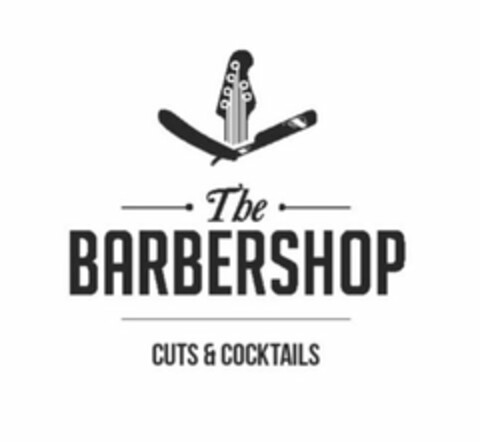 THE BARBERSHOP CUTS & COCKTAILS Logo (USPTO, 30.04.2018)