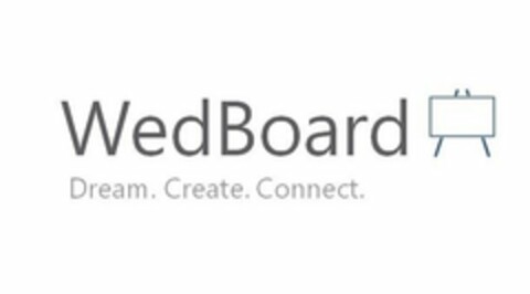 WEDBOARD DREAM. CREATE. CONNECT. Logo (USPTO, 03.07.2018)