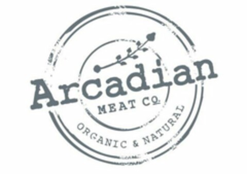 ARCADIAN MEAT CO. ORGANIC & NATURAL Logo (USPTO, 09/19/2018)