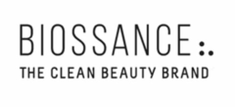 BIOSSANCE THE CLEAN BEAUTY BRAND Logo (USPTO, 12/04/2018)