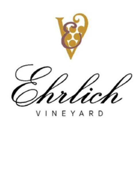 E V EHRLICH VINEYARD Logo (USPTO, 17.01.2019)