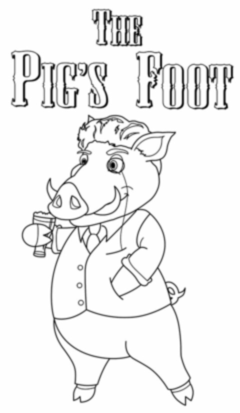 THE PIG'S FOOT Logo (USPTO, 07.02.2019)