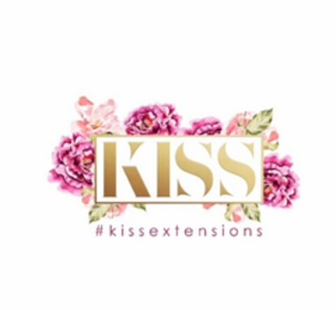 KISS #KISS EXTENSIONS Logo (USPTO, 02.05.2019)