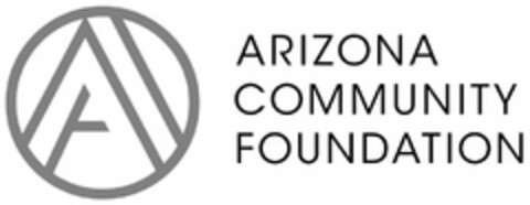 A ARIZONA COMMUNITY FOUNDATION Logo (USPTO, 08/02/2019)