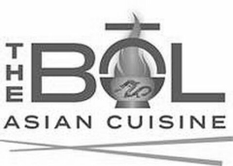 THE BOL ASIAN CUISINE Logo (USPTO, 08/07/2019)