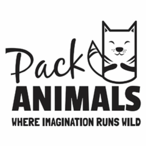 PACK ANIMALS WHERE IMAGINATION RUNS WILD Logo (USPTO, 13.12.2019)