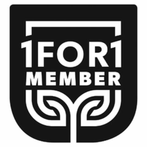 1 FOR 1 MEMBER Logo (USPTO, 31.12.2019)