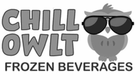 CHILL OWLT FROZEN BEVERAGES Logo (USPTO, 06.02.2020)