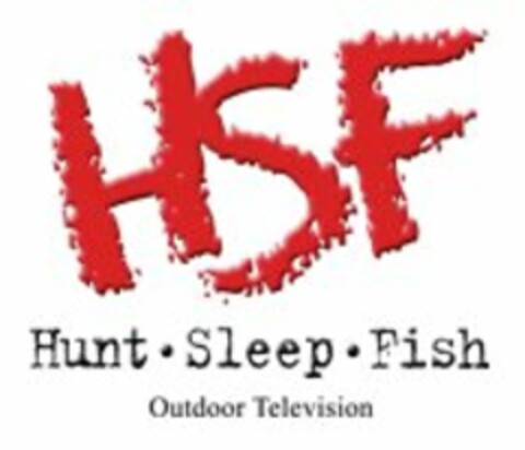 HSF HUNT SLEEP FISH OUTDOOR TELEVISION Logo (USPTO, 12.05.2009)