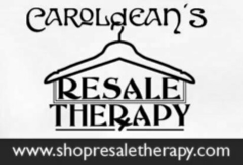 CAROLDEAN'S RESALE THERAPY WWW.SHOPRESALETHERAPY.COM Logo (USPTO, 06/01/2009)