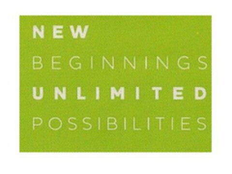 NEW BEGINNINGS UNLIMITED POSSIBILITIES Logo (USPTO, 12.06.2009)