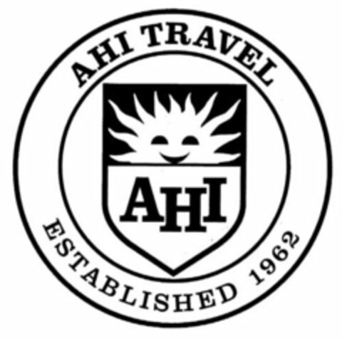 AHI TRAVEL AHI ESTABLISHED 1962 Logo (USPTO, 13.01.2010)