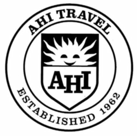 AHI TRAVEL AHI ESTABLISHED 1962 Logo (USPTO, 01/13/2010)