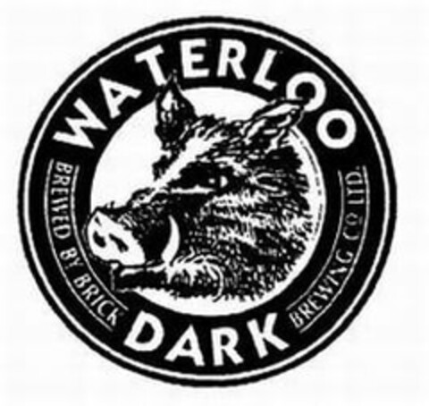 WATERLOO DARK BREWED BY BRICK BREWING CO LTD Logo (USPTO, 21.06.2010)