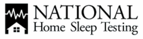 NATIONAL HOME SLEEP TESTING Logo (USPTO, 13.09.2010)
