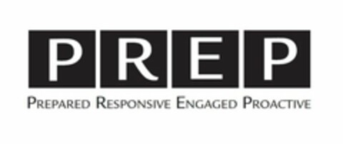 PREP PREPARED RESPONSIVE ENGAGED PROACTIVE Logo (USPTO, 13.01.2011)