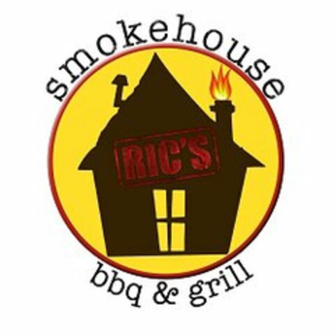 RIC'S SMOKEHOUSE BBQ & GRILL Logo (USPTO, 10/24/2011)