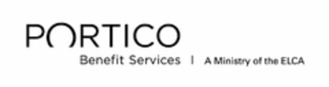 PORTICO BENEFIT SERVICES | A MINISTRY OF THE ELCA Logo (USPTO, 22.05.2012)