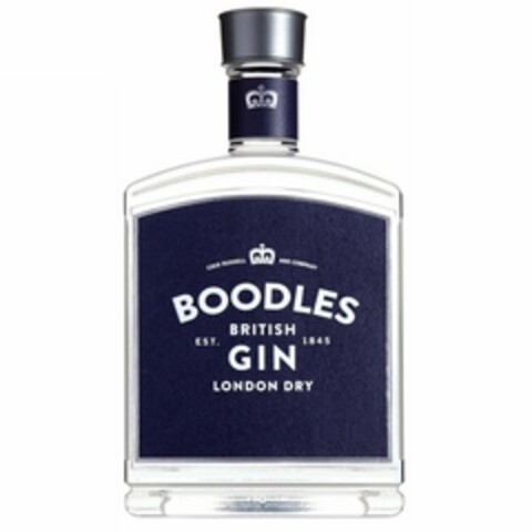 BOODLES BRITISH GIN LONDON DRY EST. 1845COCK RUSSELL AND COMPANY Logo (USPTO, 06/14/2012)