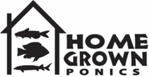 HOME GROWN PONICS Logo (USPTO, 03.05.2013)