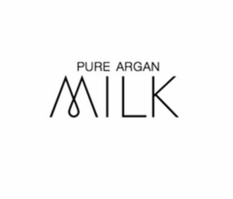 PURE ARGAN MILK Logo (USPTO, 14.06.2013)