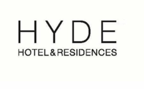 HYDE HOTEL & RESIDENCES Logo (USPTO, 12.09.2013)