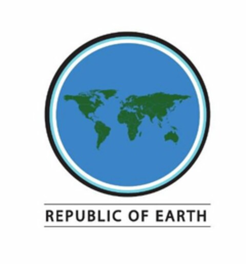 REPUBLIC OF EARTH Logo (USPTO, 06.08.2014)