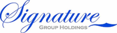 SIGNATURE GROUP HOLDINGS Logo (USPTO, 16.10.2014)