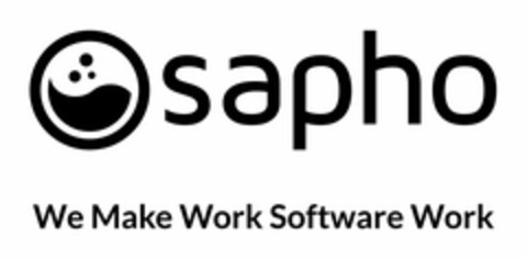 SAPHO WE MAKE WORK SOFTWARE WORK Logo (USPTO, 31.03.2015)