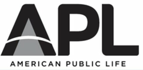 APL AMERICAN PUBLIC LIFE Logo (USPTO, 01.07.2015)