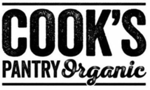 COOK'S PANTRY ORGANIC Logo (USPTO, 06.01.2017)