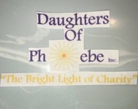 DAUGHTERS OF PHOEBE INC. "THE BRIGHT LIGHT OF CHARITY" Logo (USPTO, 02/26/2018)