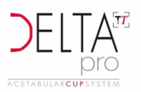DELTA TT PRO ACETABULAR CUP SYSTEM Logo (USPTO, 28.09.2018)