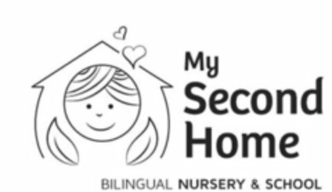 MY SECOND HOME BILINGUAL NURSERY & SCHOOL Logo (USPTO, 18.03.2019)