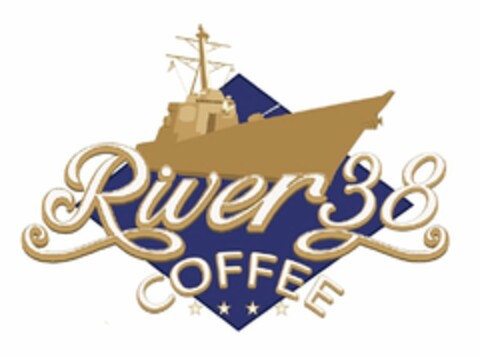 RIVER 38 COFFEE Logo (USPTO, 13.06.2019)