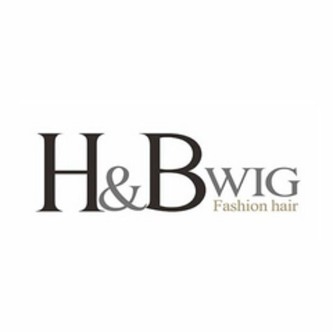 H&B WIG FASHION HAIR Logo (USPTO, 27.06.2019)