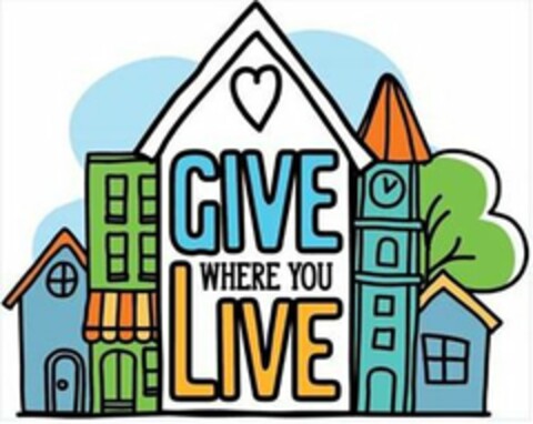 GIVE WHERE YOU LIVE Logo (USPTO, 27.06.2019)