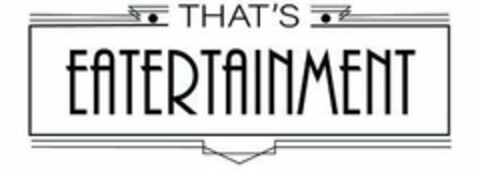 THAT'S EATERTAINMENT Logo (USPTO, 19.07.2019)