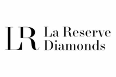 LR LA RESERVE DIAMONDS Logo (USPTO, 05.08.2019)