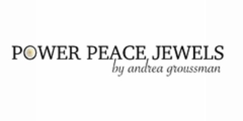 POWER PEACE JEWELS BY ANDREA GROUSSMAN Logo (USPTO, 13.08.2019)