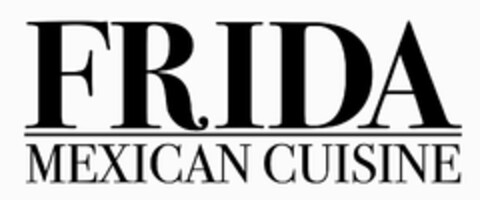 FRIDA MEXICAN CUISINE Logo (USPTO, 27.08.2019)