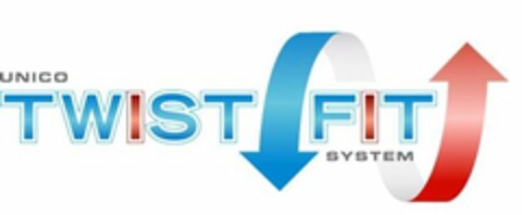 UNICO TWIST FIT SYSTEM Logo (USPTO, 06/01/2020)