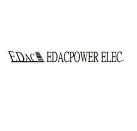 EDAC EDACPOWER ELEC. Logo (USPTO, 08.06.2020)