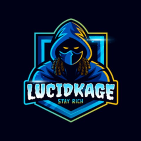 LUCIDKAGE STAY RICH Logo (USPTO, 03.08.2020)